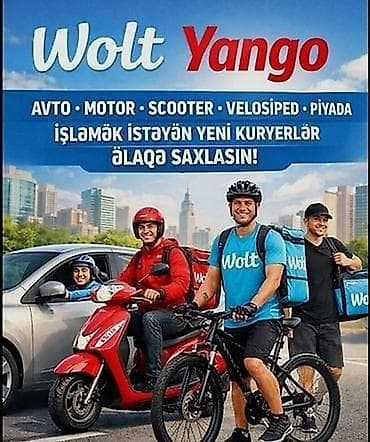 Sürücü-kuryer tələb olunur, Nəqliyyat təmin edilir