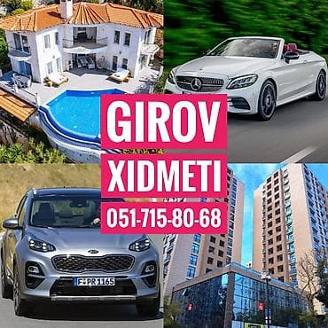 Girov Xidmeti. Kredit Xidmeti. Dasinmaz Emlaklarinizin ve