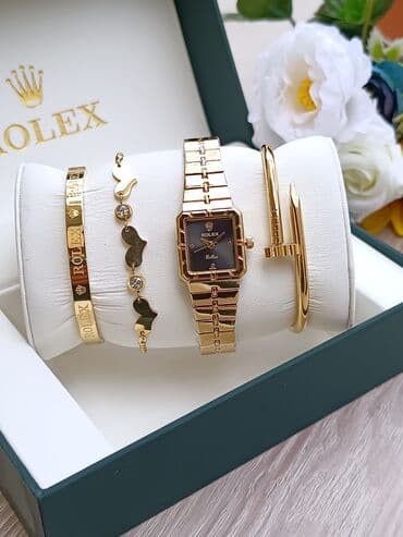 kəpənək darağ: Saat dəsti, rəng - Qızılı — 2