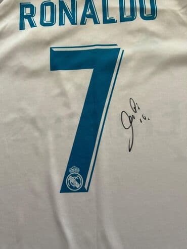 qarabağ forması satın al: Ağ rəngdə, Real Madrid futbol klubunun loqosu, Adidas markasının — 4