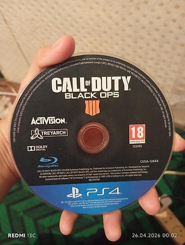 Call of duty black ops 4 işlek vəziyyətdə kutusuzdu