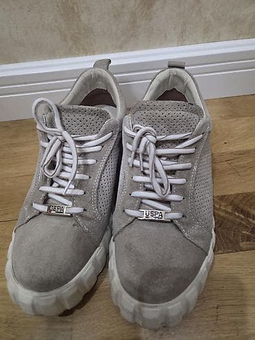 sport ayaqqabilar: U.S. Polo Assn. qadin krossovkası - Model: USPA brendi, bağcıqlı - — 2