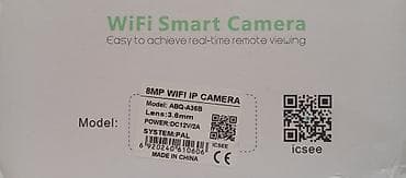 vidio kameralar: 📷 WiFi Kamera — Yeni Model ABQ-A36B | 8MP | 2 Lens | 360° — 3