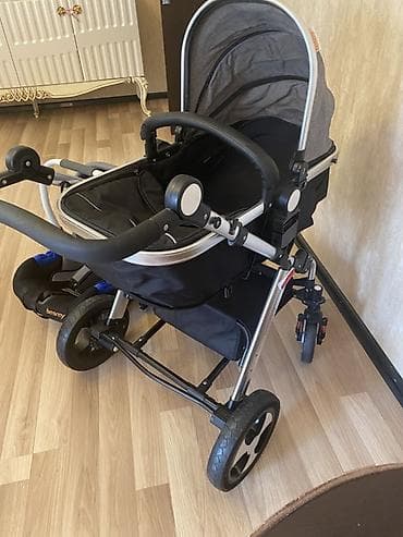 Modullu arabalar: Besrey 2-in-1 uşaq arabası + avtomobil beşiyi (travel system) - — 4