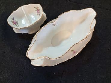 caxir qabi: Nahar dəsti, rəng - Ağ, Farfor, 12 nəfərlik — 4