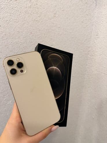 IPhone 12 Pro Max, 128 GB, Qızılı, Face ID