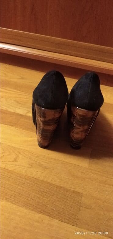 босоножки на тракторной подошве с каблуком: Tuflilər, Ölçü: 39, Yeni — 7