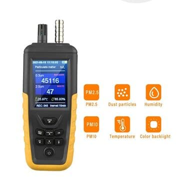 прибор: Toz hissəciklərinin sayğacı Model: TC - 8100 Səpilmə prinsipini qəbul — 5