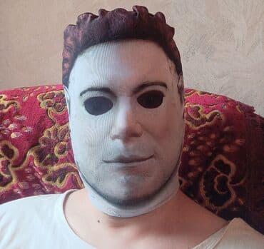 3d uşaq futbolkası: Halloween maska. Маска превращает тебя в Майкла Майерса со всех — 2
