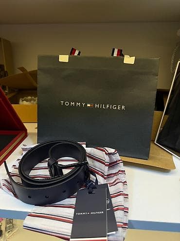 tommy hilfiger turkey: Kəmər, Təbii dəri, Yeni — 1