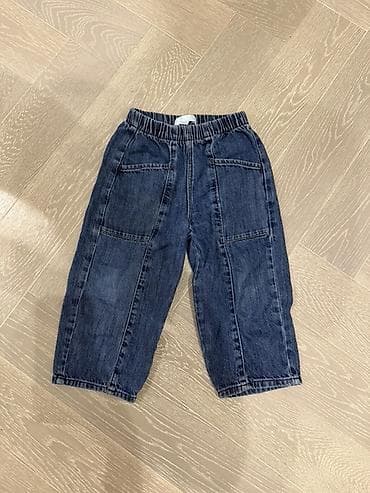 masal kids: ZARA uşaq cins şalvarı - Brend: ZARA - Ölçü: 4 yaş / 104 sm (etiketdə — 1