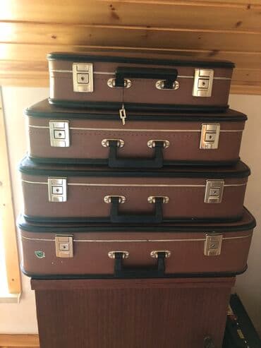 чемоданы производство кыргызстан: Antik çemodanlar…biri 30-40-50azn. dəst alana endirim150azn — 1