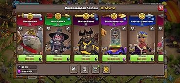 Clash of Clans hesabı – inkişaf etmiş baza və güclü qəhrəmanlar - — 4