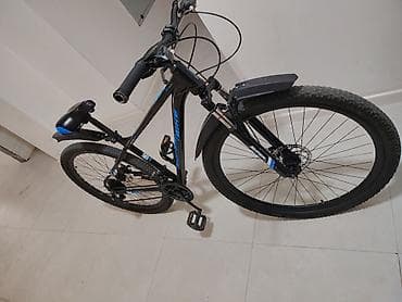 vesebet 26: SUPER BIKE TK300 dağ velosipedi - Rəng: qara-göy dizayn - Çərçivə — 4