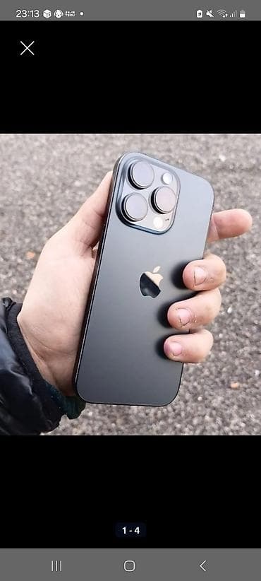 iphone 11 pro max sekilleri: IPhone 16 Pro, 128 GB, Black Titanium, Zəmanət — 1