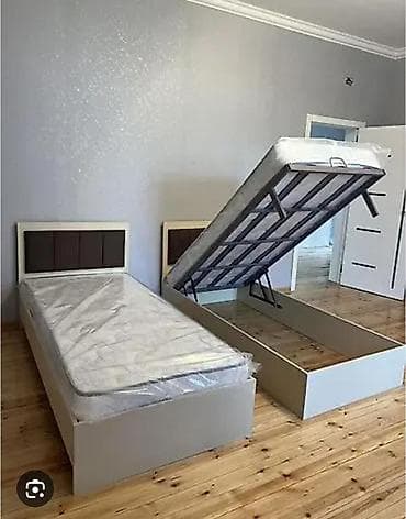 qusar mebel: Oğlan və qız üçün, Yeni, Çarpayı, Bazalı, Matras ilə, Siyirməsiz — 1
