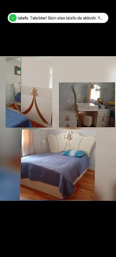 Ev üçün mebel: İkinəfərlik çarpayı, Dolab, Komod, Termo, İşlənmiş — 1