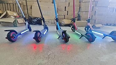 Скутер Elektrik Skuter – LED işıqlı, portativ şəhər nəqliyyatı — 4
