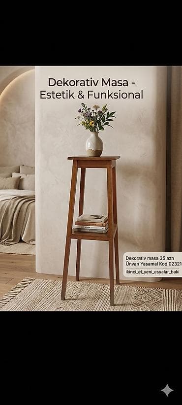 Açılmayan, Taxta, Kvadrat masa