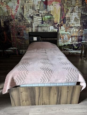 hesenoglu laminat: Təknəfərlik çarpayı, Bazasız, Matrassız, Siyirməsiz — 3