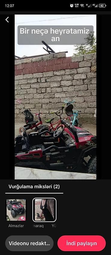 stacktrack oyuncaq dəsti: 3-ü 1-də araba, Burbay, İşlənmiş, Cins: Qız, Yaş: 6-12 ay — 10