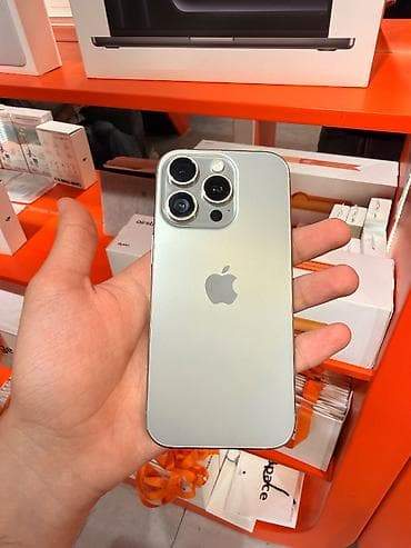 ayfon 16 e: IPhone 16 Pro, 256 GB, Natural Titanium, Zəmanət — 1
