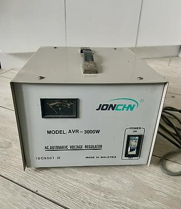 Dekorativ divar panelləri: JONCHN 3000W stabilizator. İstifadə olunmayıb, yeni kimidir. Tam işlək — 1
