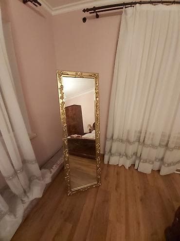 ev ucun dekorlar: Güzgü Döşəmə üstü, Düzbucaqlı, Dekorativ, Naxışlı — 10