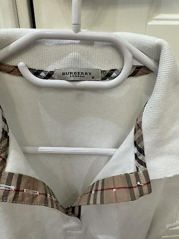 Polo köynək, Burberry, M, rəng - Ağ — 2