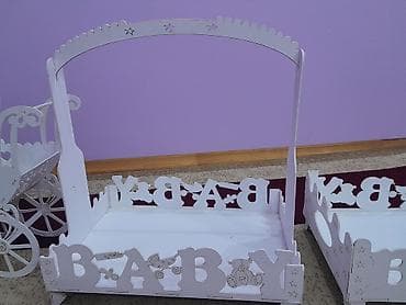 dırnaq bəzəkləri: Yeni doğulan üçün dekorativ dəst – 3 hissədən ibarət ağ rəngli tematik — 4