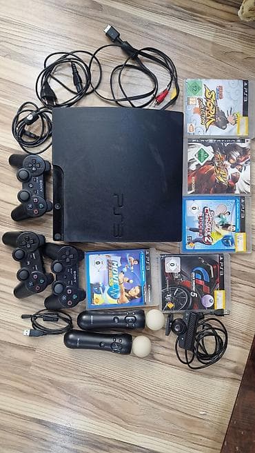 nintendi: PS3 və Nintendo Wii U oyun seti + Exponi qol saatı PS3 Slim — 1