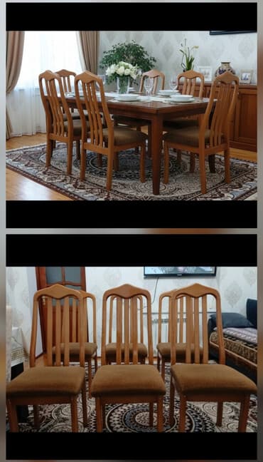 Qonaq otağı üçün, İşlənmiş, Qatlanmayan, Stul