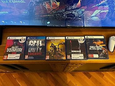 Elektronika: PS5 + çantası + 2 şəkildəki pult + göy rengi var her üçü orginaldır + — 4
