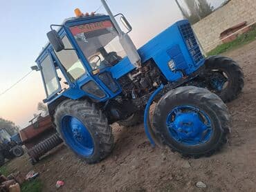 traktor peredok: Belarus MTZ tipli mavi traktör - Ön təkər bazası daraldılmış (ikili — 7