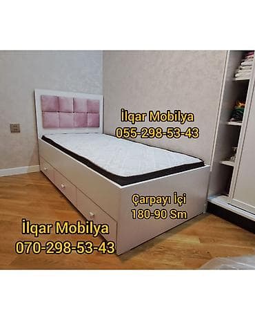 carpayi demiri: Oğlan və qız üçün, Yeni, Çarpayı, Bazasız, Matrassız, Siyirməsiz — 2