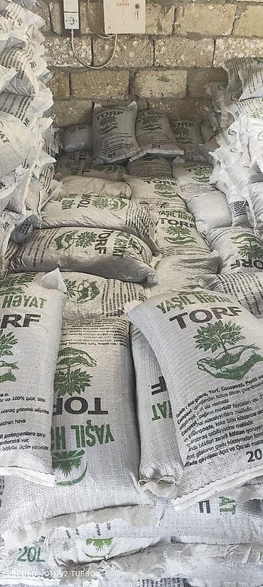 kisi hediyye: Məhsul: “YAŞIL HƏYAT” torf qarışığı – 100% üzvi tərkibli, 20 litrlik — 6