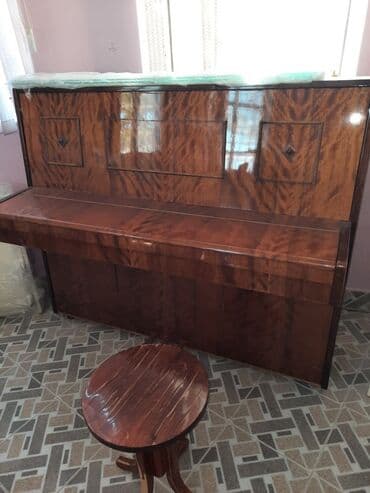 Klassik üslublu akustik pianino - Korpus: parlaq cilalanmış təbii