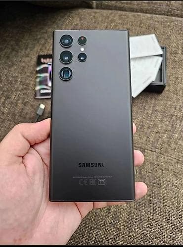 50 kv kondisioner: Samsung Galaxy S22 Ultra, 512 GB, rəng - Qara, Sənədlərlə — 2