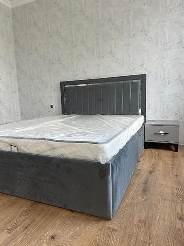 taxt carpayı: Mebel dəsti – yumşaq başlıqlı taxt modelləri - Dizayn: Dərin şaquli — 1