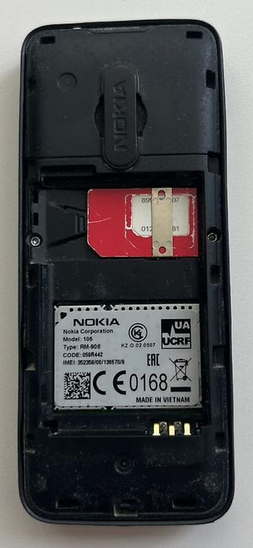 nokia arte 8800: Nokia rəng - Qara, Düyməli — 9
