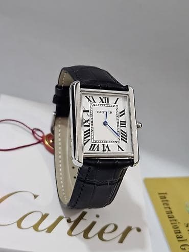 oğlan saatları: Yeni, Qol saatı, Cartier, rəng - Qara — 3