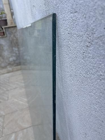 şanlı bal: Şüşə panel – iri ölçülü, şəffaf - Material: şüşə (şəffaf) - Forma — 1