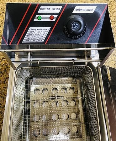 ocean su filteri: FROSTY elektrik fritözü – tək vannalı, paslanmayan poladdan korpuslu — 4