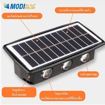 Süni güllər: Bağ işıqı Divara quraşdırılmış, 6 Vt — 18