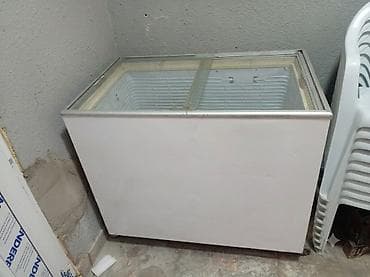 soyuducu 2 ci el: Dondurma üçün, 90 * 100 * 65, İşlənmiş, Ünvandan götürmə, Ödənişli çatdırılma — 1