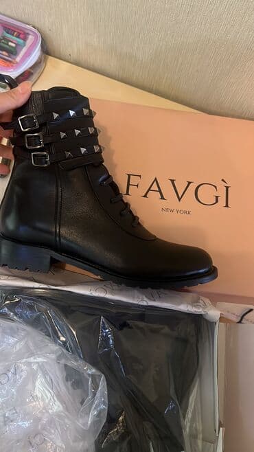 qadın çəkmə: Ölçü: 39, rəng - Qara, Yeni — 4