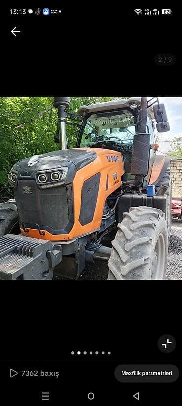 traktor qoşqu: Ensign markalı kənd təsərrüfatı traktoru satılır. Şəkillərdə narıncı — 4