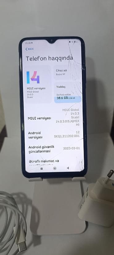 xbox seris x: Redmi 9T, 128 GB, rəng - Qızılı, Barmaq izi — 3