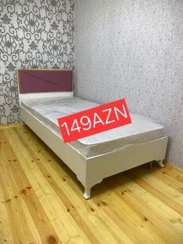 Ev üçün mebel: Yeni, Təknəfərlik çarpayı, Bazasız, Matras ilə, Siyirməsiz — 5