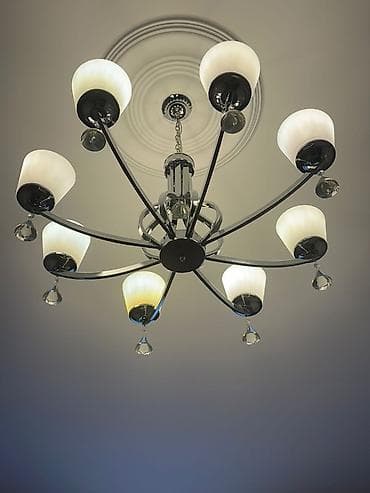 3d divar saatlari: Çılçıraq, 8 lampa, Şüşə — 2
